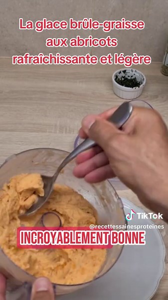 Glace brûle-graisse aux abricots sans culpabiliser