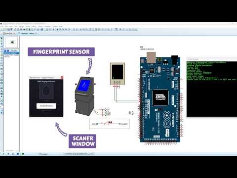Arduino Fingerprint Sensor Module Proteus Library