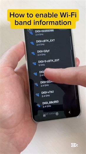 2G or 5G? Wi-Fi band information ￼on Samsung Galaxy #samsunggalaxy #samsungtips #wifi #wifitips