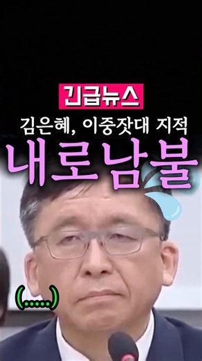 김은혜, 이중잣대 지적