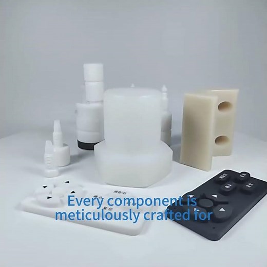 CNC Machining Plastic Delrin BlackWhite POM Turning Parts