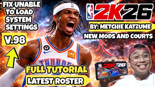 🔥LINK IN PINNED COMMENT SECTION🔥 🔥RELEASED : NBA 2K26 BY METCHIE KATZUME 🥶🥶🥶 🔸Please FOLLOW OUR FACEBOOK PAGE🙏 🔸Please LIKE and SHARE 🙏 Please follow master @metchie katzume | Pinoy Hacks Official