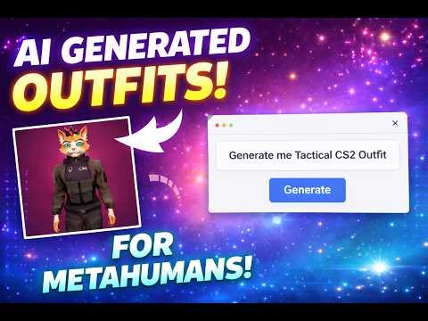 Fast and Easy Outfits For Metahumans | AI Workflow