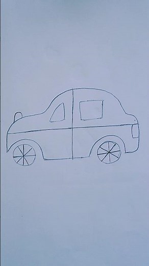 Easy Taxi Drawing Step by Step | #taxi #Car #drawing