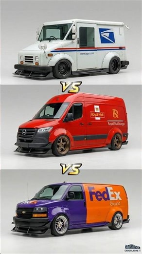 Delivery Wars 1-2-3? 🤯 USPS vs Royal Mail vs FedEx! #shorts #delivery