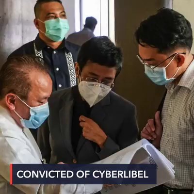 A Manila court convicts Rappler CEO and executive editor Maria Ressa and former Rappler researcher-writer Reynaldo Santos Jr for cyber libel Monday, June 15. Read: https://www.rappler.com/nation/263790-maria-ressa-reynaldo-santos-jr-convicted-cyber-libel-case-june-15-2020 | Rappler