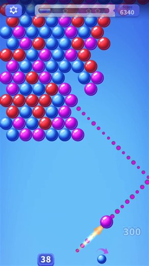 bubble shooter game play 🎯 level 154 #bubbleshooter #puzzle #bubblepop #bubblegum #bubbleshootergame