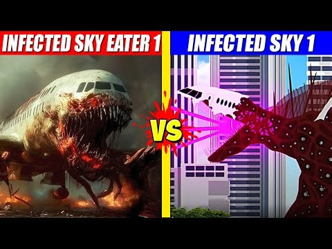 Infected Sky Eater 1 vs Infected Sky 1 | SPORE