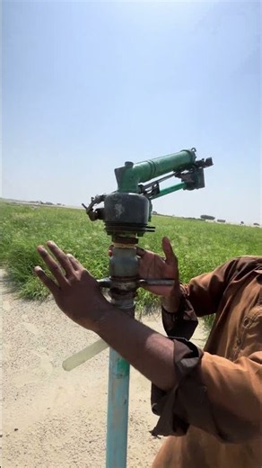 installation of aqua jet 80 metal sprinkler #sprinkler #irrigation #agri #shorts #youtubeshorts