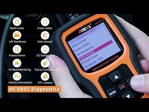 ANCEL AD410 PRO Code Reader + Battery Test Check Engine With Full OB