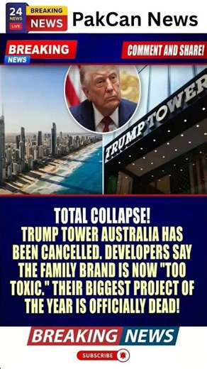 Trump Tower Australia Project Cancellation Sparks Debate | PakCan News