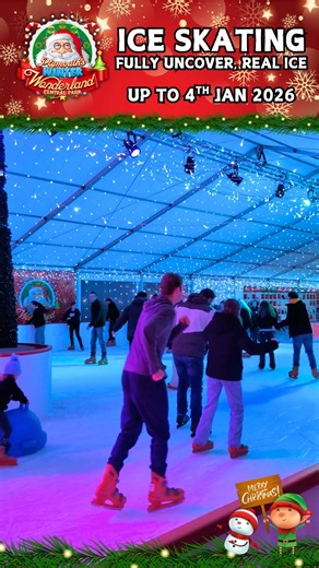 🎄 Skate your way across our large fully undercover, real ice skating rink here in Central Park 😍 Open daily, join in the fun here at Plymouth's Winter Wonderland. Lots of Rides, Games, Festive food and Drink, Live Entertainment and Santa's Grotto! | Plymouth's Winter Wonderland Central Park 2025