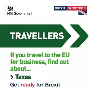 If you travel to the EU for business after #Brexit, there are specific actions you will need to take. Find out more here ➡ https://www.gov.uk/visit-europe-brexit/business-travel | UK Business and Trade