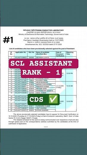UPSC CDS 2 2025 Result Out! SCL Assistant Result & DV | Check Your Name🔥#CDS2Result2025 #UPSCResult