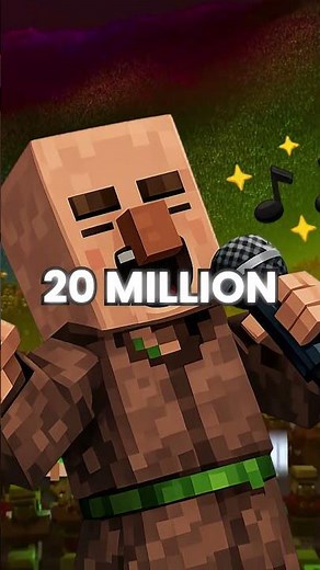 Minecraft 20M Villagers Singing Celebration! #minecraft #minecraftvillagers