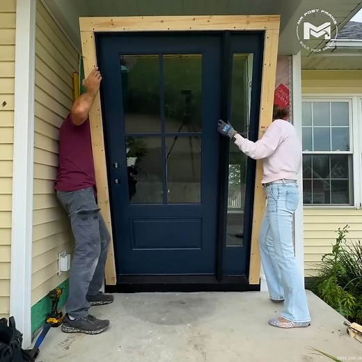 Exterior Door Replacement #DoorInstallation #WindowsAndDoors #HomeImprovementDIY #ExteriorUpgrade | MR Post Frame