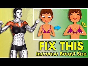 How To Increase Breast Size Naturally At Home ➜ Do This Every Day