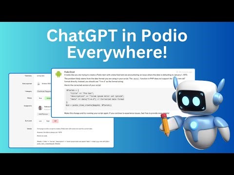 Chat GPT In Podio Demo