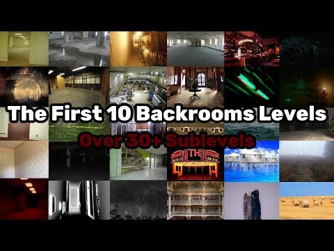 A Deep Dive into the First 10 Levels of the Backrooms (All 30+ Sublevels, Lore, and Entities)