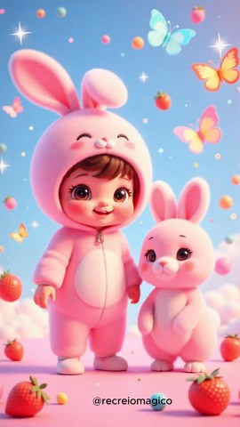 Baby Dance with Cute Rabbit Costume for Kids