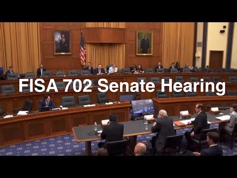 Ms. Goitein & US Senate Hearings On FISA 702 & “Targeted Individuals“
