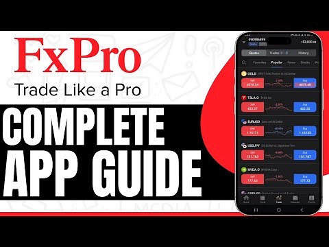 How To Use FxPro Trading App | Full FxPro App Guide (2025)