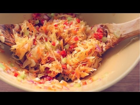 DELICIOUS SAUERKRAUT SALAD RECIPE!