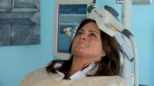 TMS treats depression by waking up brain cells using magnetic pulse