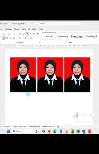 Cara Membuat Pas Foto Ukuran 2x3, 3x4, dan 4x6 di Microsoft Word