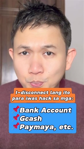 1.2M views · 9.1K reactions | ⚠️ I-disconnect lang ito para iwas hack sa mga Bank Account, Gcash, Paymaya, etc. ✅ #fbreels #facebooktutorial #tutorials #highlight #followers #everyone #viewers #micoyausa | Micoy Micheal Ausa | Facebook