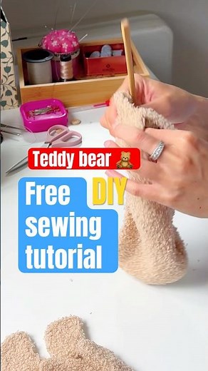 SO CUTE Teddy Bear 🧸 DIY Sewing Tutorial