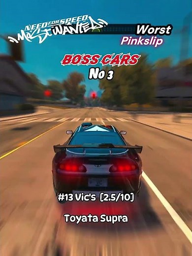 Top 5 WORST Blacklist Cars to Pink Slip in NFS Most Wanted 2005 😭 #nfsmw #nfsmw