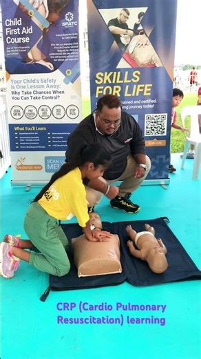 Teaching my kid to save lives ❤️ #fyp #shorts #CPR #learncpr #lifeskills #awareness#kids #knowledge