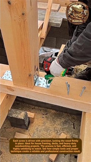 Strong Timber Frame Joint with Metal Bracket | Fast & Secure Installation