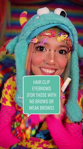 How to Create Hair Clip Eyebrows for Sparse Brows | Eyelash Glue Tutorial