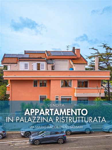 🌿 Efficienza energetica, posizione top e doppio terrazzo – Luna e Sole, Sassari Se cerchi casa in uno dei quartieri più richiesti della città, questa è una proposta da non perdere ✨ 📍 Via Mario Paglietti 5 – Sassari 📐 89 mq | 4 locali | 185.000 € Secondo piano in palazzina riqualificata con Ecobonus 110% già realizzato: cappotto termico, tetto isolato, fotovoltaico, nuova caldaia e ascensore in fase di collaudo 🔋 Cucina abitabile con terrazzo, ampio soggiorno luminoso con secondo terrazzo, c