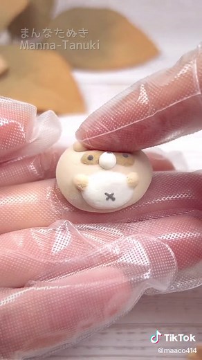 マシュマロで作るふわふわたぬき