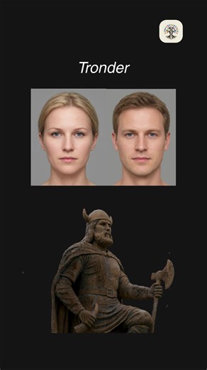 Do you share the face of the Vikings ? The Tronder phenotype is that of the robust Nordic peoples. Snap a selfie with AncestryScan and see if you share their traits. #Norway #Vikings #Nordic #History