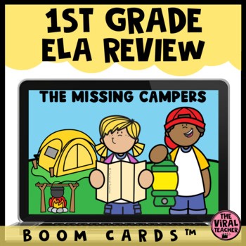 1st Grade ELA Review Game for End of the Year Activities Boom Cards™