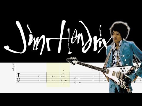 "Fire" by Jimi Hendrix Guitar Play Along + Original Song | Tabs & Tutorial