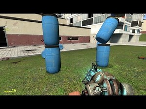 Garry's Mod - Как поставить бочку на бочку?