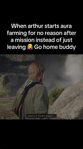 Arthur Morgan's Unusual Waterfall Stare in RDR2