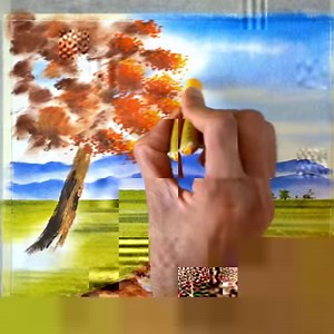 146K views · 5.6K reactions | Drawing of a autumn landscape drawing using oil pastels - For beginner | Morning Drizzle | Facebook