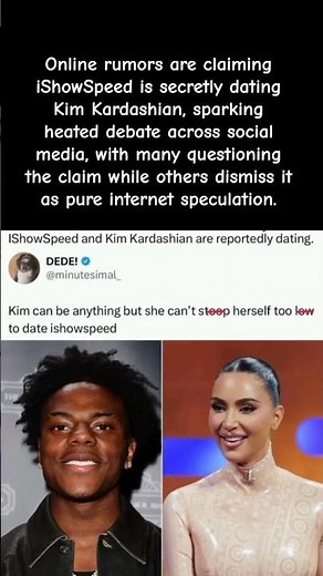 iShowSpeed Dating Kim Kardashian?! The Internet Is in Chaos #celebritynews