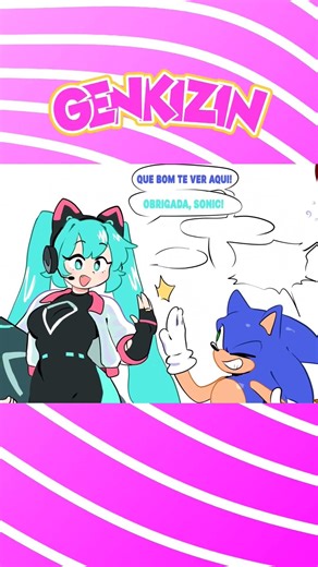 The Relationship Between Sonic and Miku (@quaverdraws) #shorts