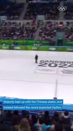 Now, THAT'S strategy! 👀 Chinese skater Yang Jingru put the 'speed' in speed skating as she outfoxes her competitors to help China take a one-two victory on ice. 🥇🥈#Gangwon2024 | ISU Speed Skating | Olympics