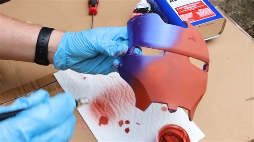 Watch Bondo Putty Get Sprayed Onto 3D Prints