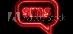 Glowing Chat Icon in HD Video Neon Animation – Messaging and Communication Symbol on Black Background