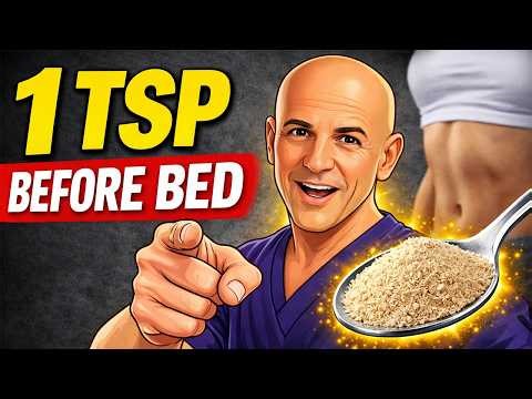 Eat 1 Teaspoon Before Bed — Helps Reduce Belly Fat Like Ozempic | Dr. Mandell