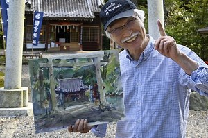 Artista, youtuber y abuelo: el japonés que enseña acuarela en internet